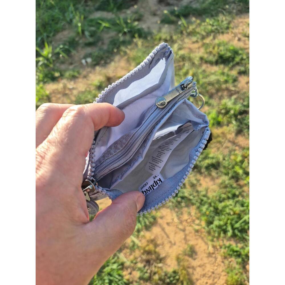 Kipling Creativity small pouch with Keychain Blue… - image 6